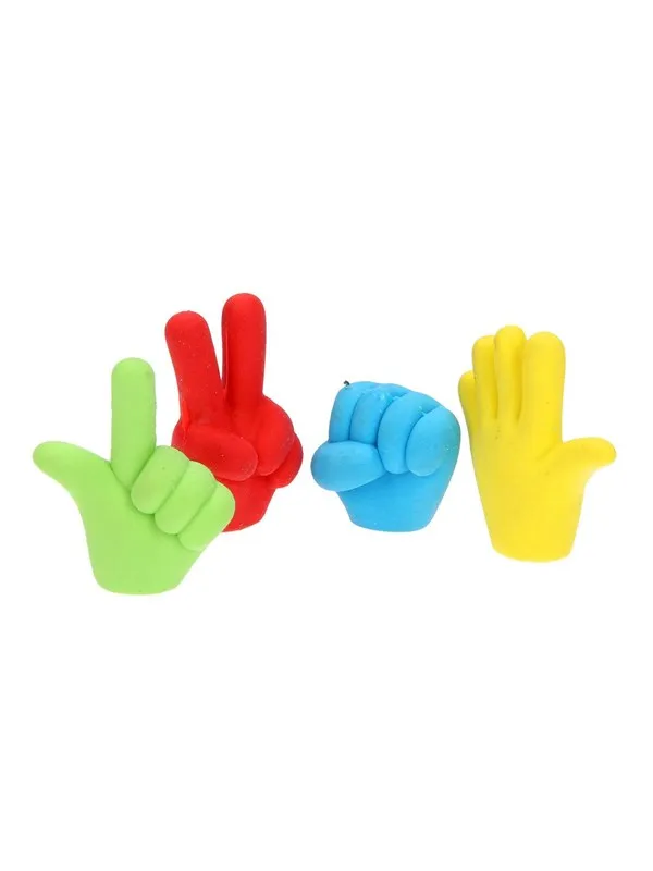 LG-Imports Eraser - Colored Hand (Assorted)