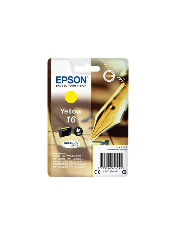 Epson 16 - yellow - original - ink cartridge