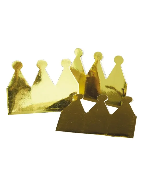 Haza Witbaard Crowns Gold Metallic 6 pcs.