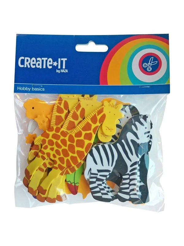 Haza Witbaard Foam stickers Animals 32 pcs.