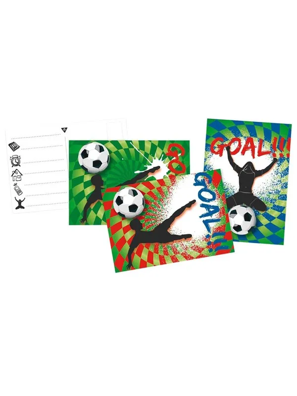 Haza Witbaard Invitations Goal 6pcs.