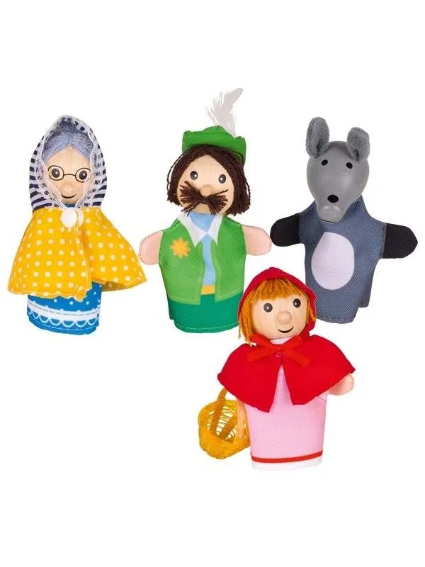 Goki Finger Puppets Little Red Riding Hood 4 pcs.