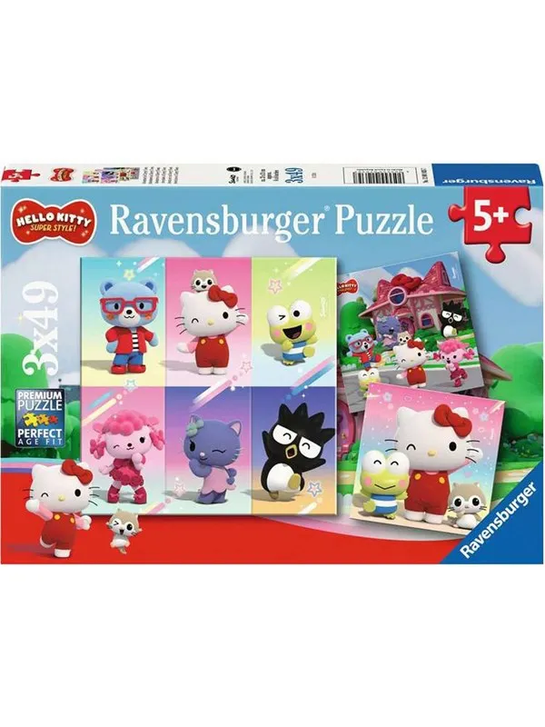 Ravensburger Adventures In Cherry Town 3x49p