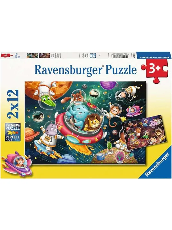 Ravensburger Animals In Space 2x12p