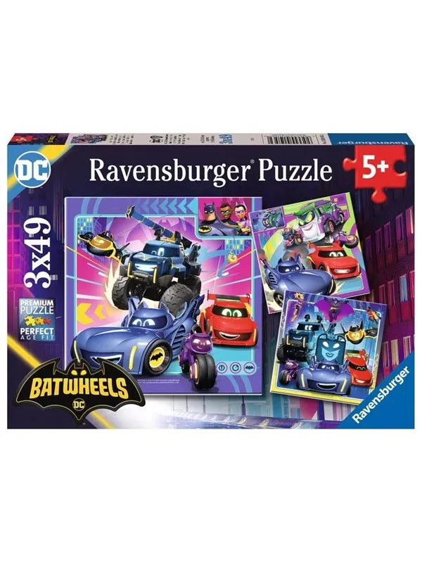 Ravensburger Batwheels, 3x49pc