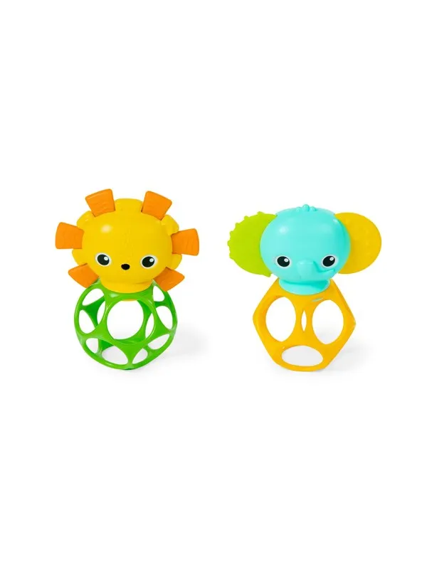 Bright Starts Character Oball Teether 2pk