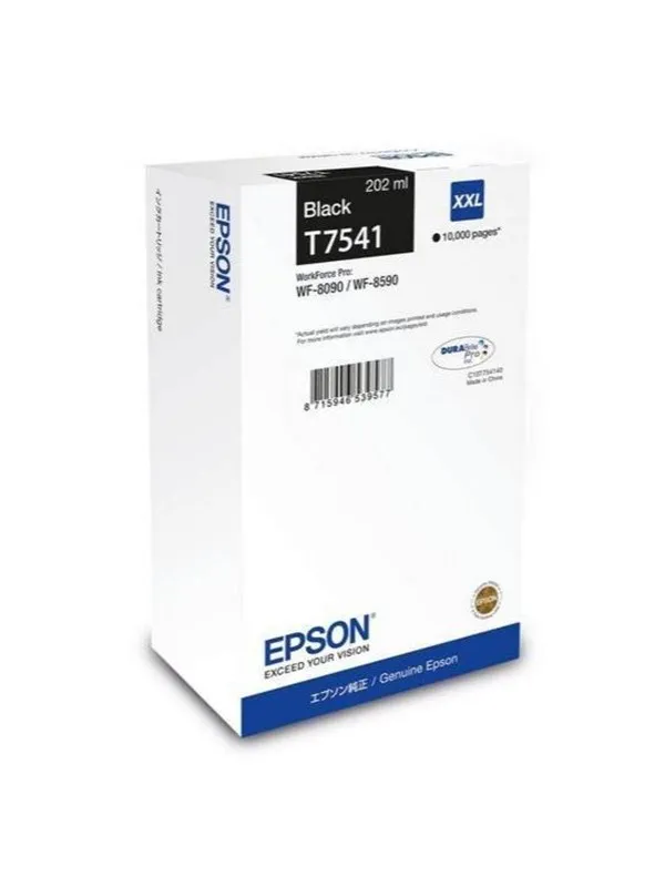 Epson T7541 - XXL size - black - original - ink cartridge