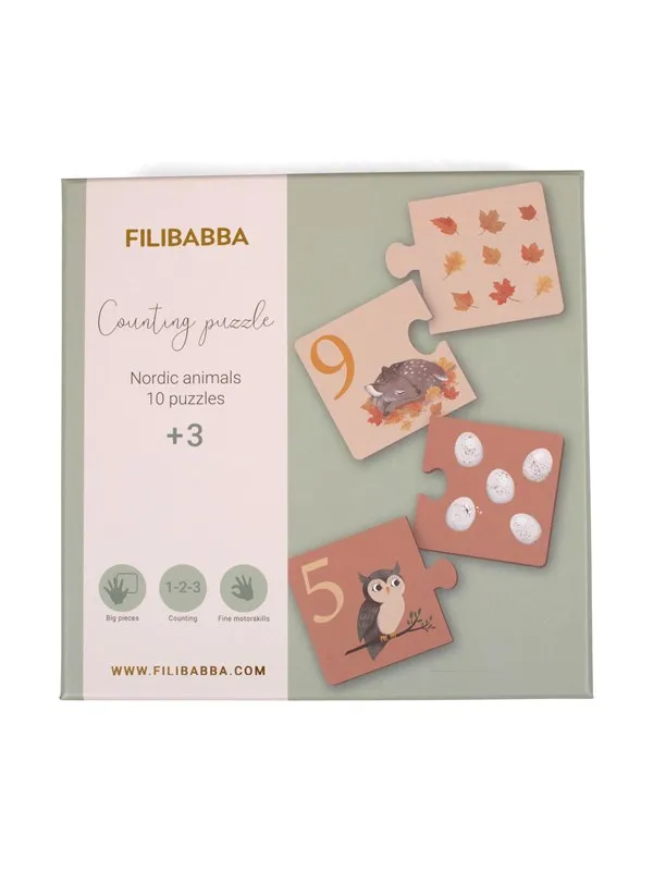 Filibabba Counting puzzle - Nordic animals