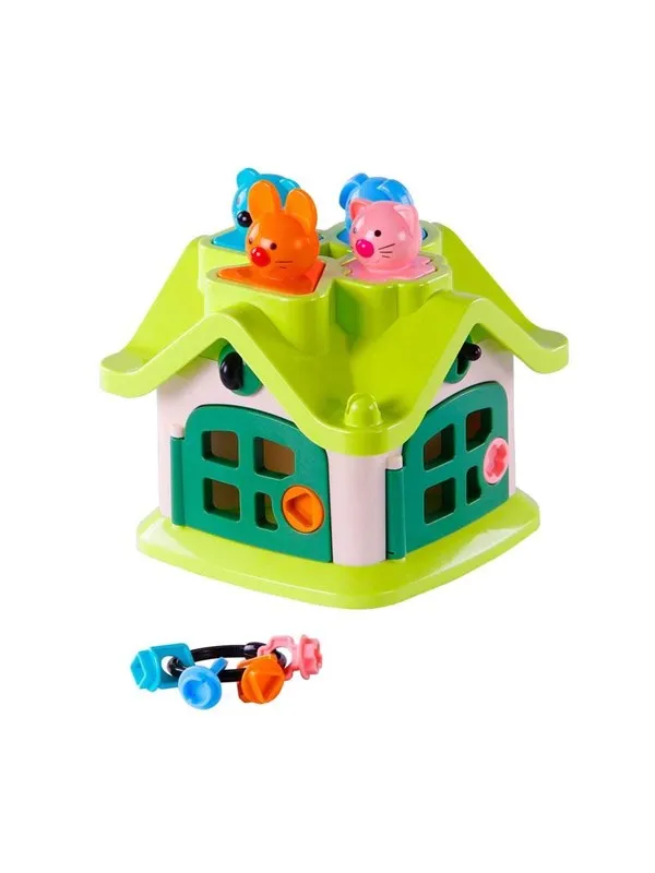 Cavallino Toys Cavallino Safari Shape Sorter with Keys 6 pcs.
