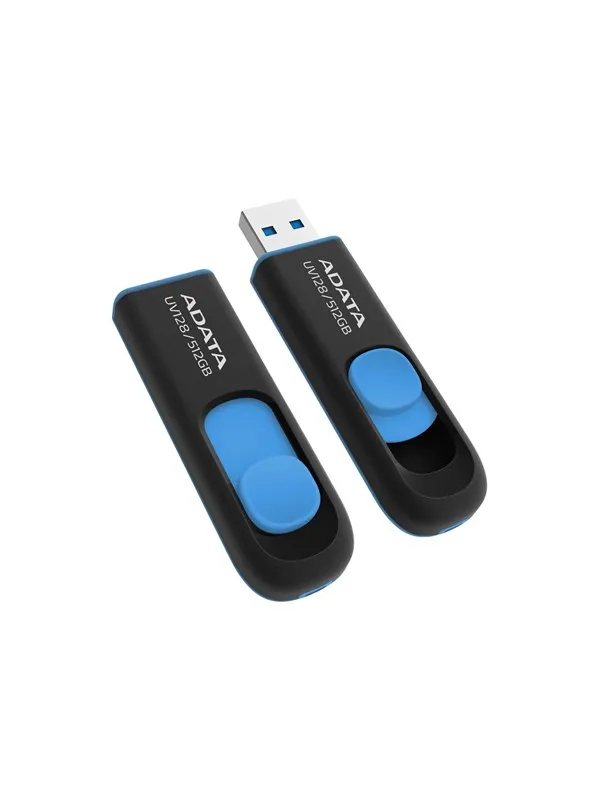 A-Data DashDrive UV128 - Svart - 512GB - Minnepenn