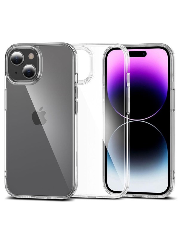 Tech-Protect FlexAir Hybrid Case for iPhone 15 - Transparent