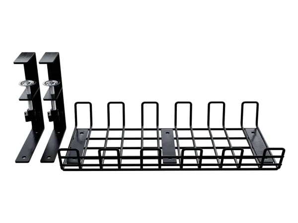 Desire2 Deskmate Cable Basket Clamp Mount Black