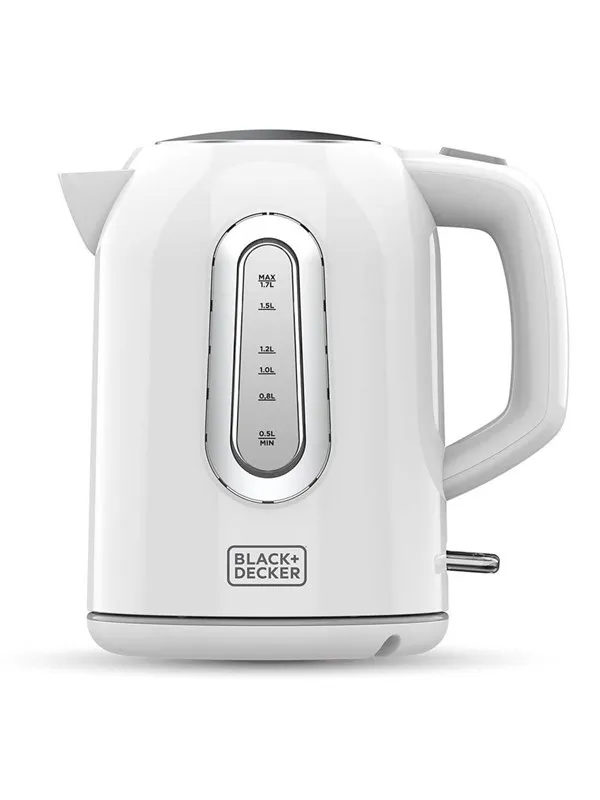 Black & Decker Vannkoker Kettle 1.7L White - Hvit - 2200 W