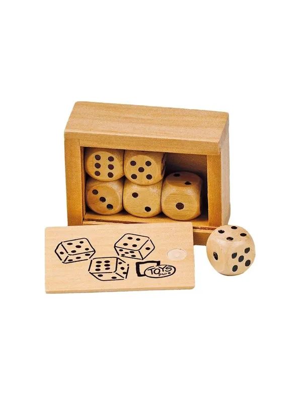 Goki Dice Set Wood
