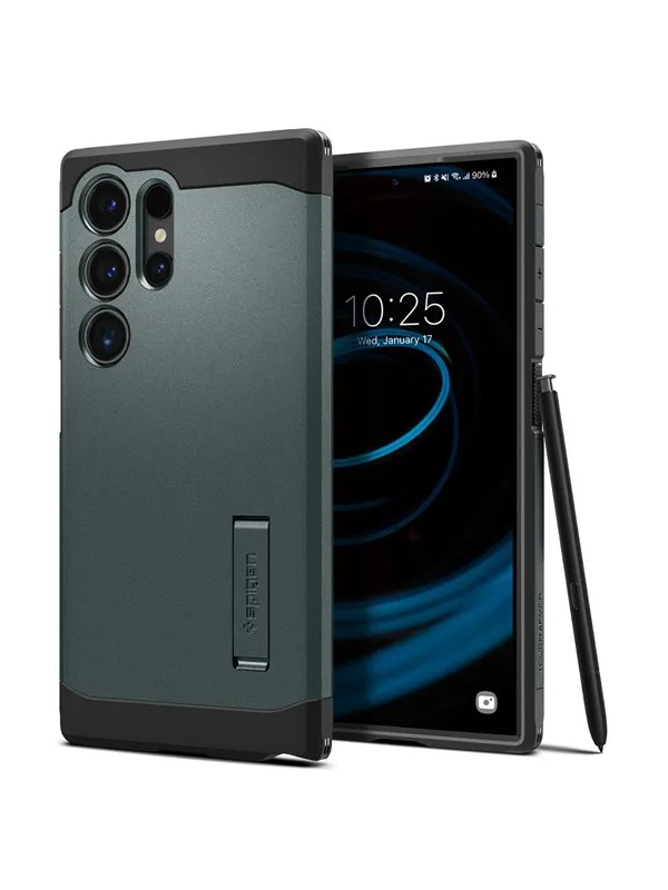Spigen Tough Armor - abyss green - Samsung Galaxy S24 Ultra