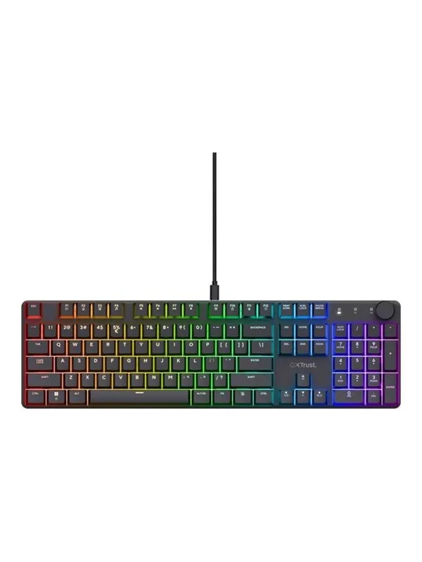 Trust GXT866 TORIX - Gamingtastatur - Nordisk - Svart