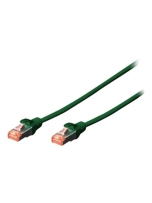 DIGITUS Professional patch cable - 5 m - green - Grønn - 5m
