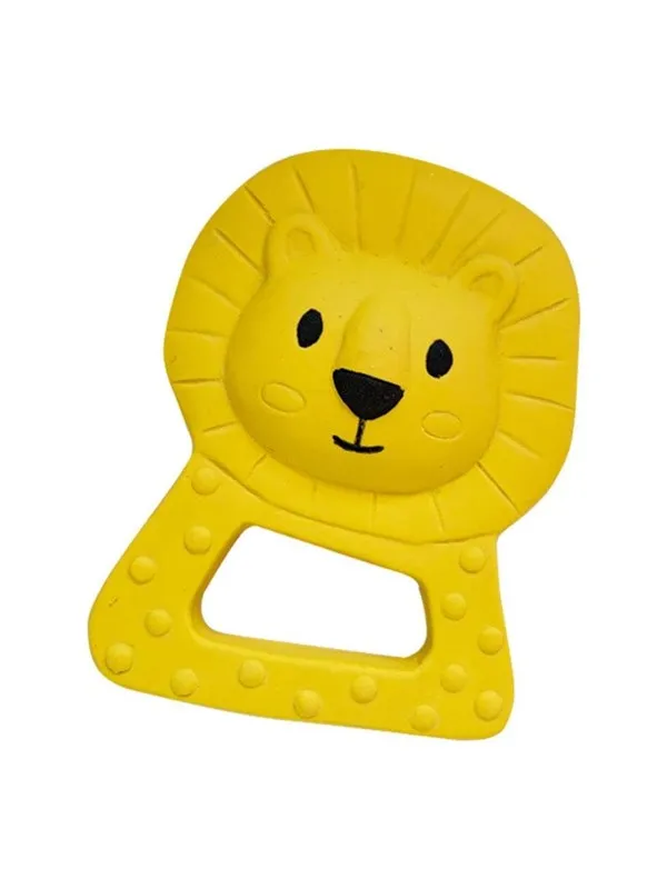 SES Creative Tiny Talents Teething toy Lou Leeuw - 100% rubber