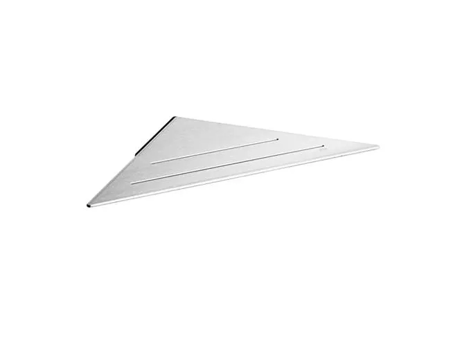 Wantec Reframe Collection soap shelf corner Brushed
