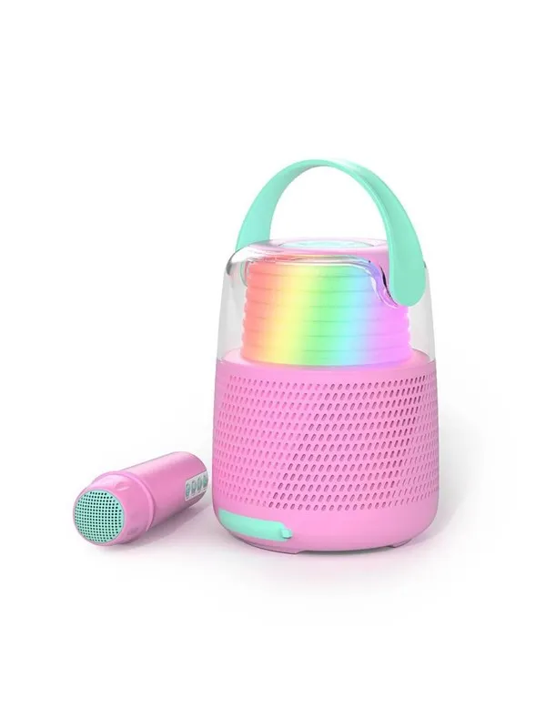 MOB Speaker Karaoke Kit Mic Rosa