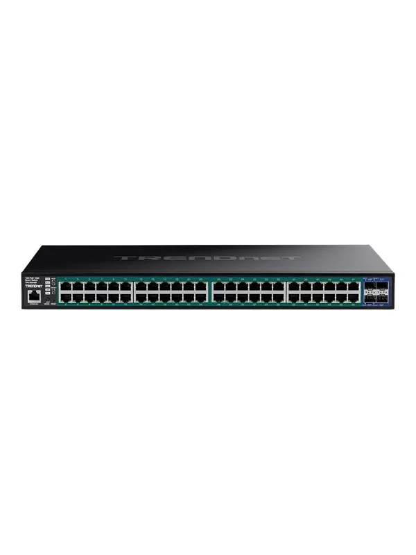TRENDnet TPE-3524SF - switch - 52-port web - 52 ports - smart - rack-mountable - TAA Compliant