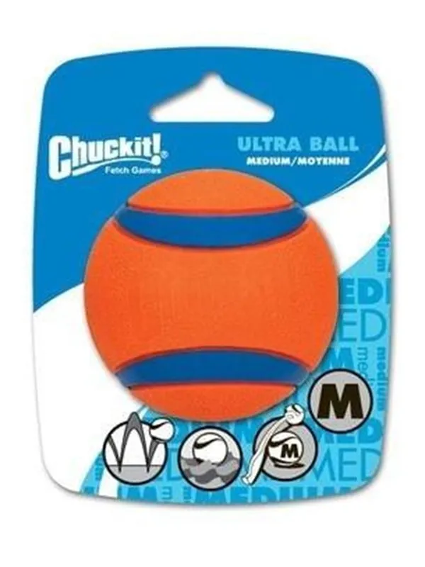 CHUCKIT - Ultra Ball M 6 cm 1 Pack - (CHUC170015)