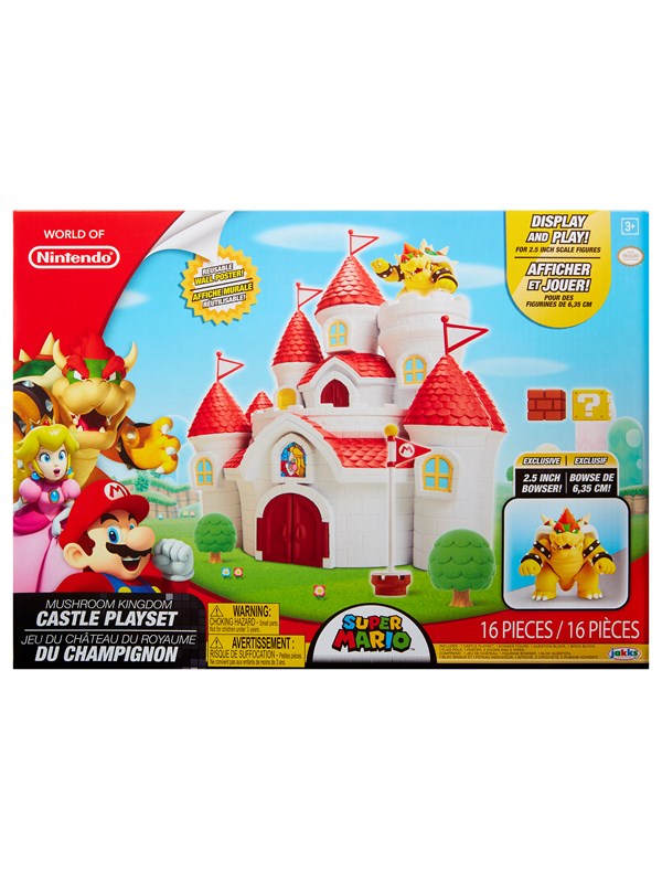 Super Mario Mushroom Kingdom Castle Playset