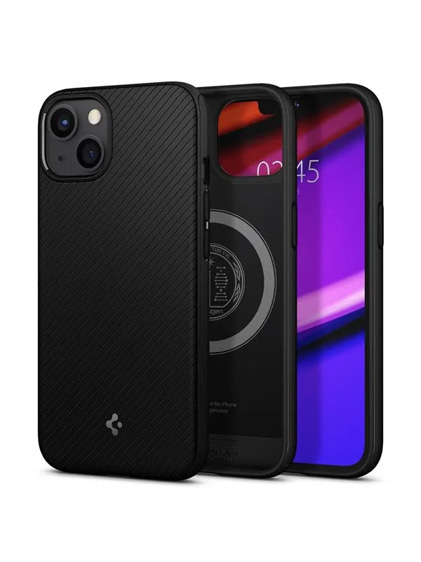 Spigen Mag Armor - matte black - iPhone 13