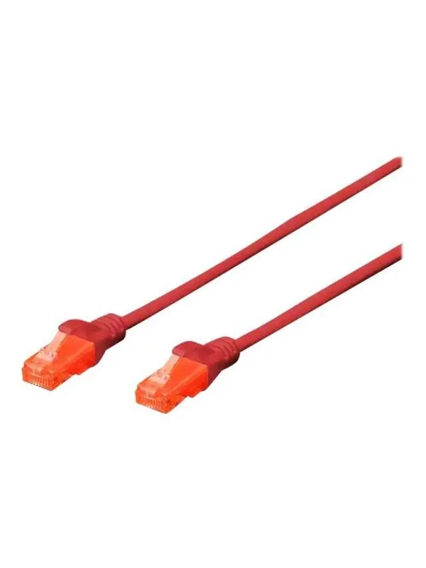 DIGITUS Professional patch cable - 1 m - red - Rød - 1m