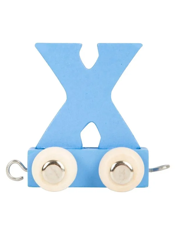 Small Foot - Wooden Letter Train Color - X