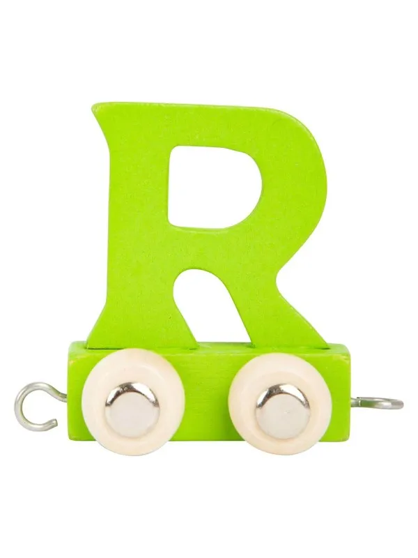 Small Foot - Wooden Letter Train Color - R