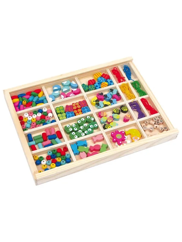 Small Foot - Wooden Bead Set