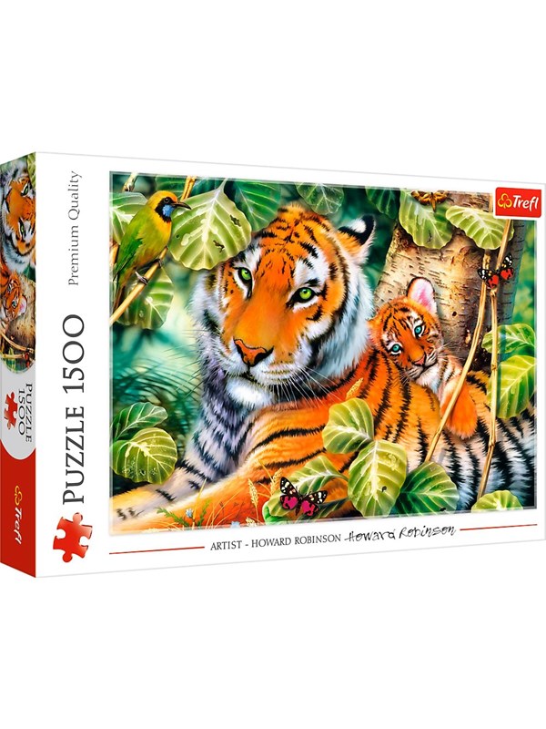 Trefl Puzzle - Two tigers (1500 pieces) Gulv