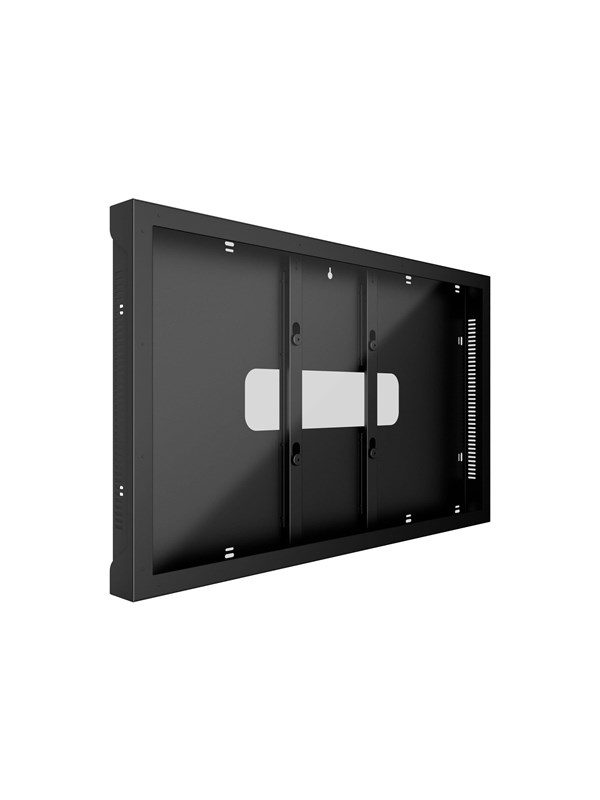Multibrackets M Pro Series enclosure - for digital signage display - indoor landscape - black RAL 9005 - Max 30 kg - recommended for 75"