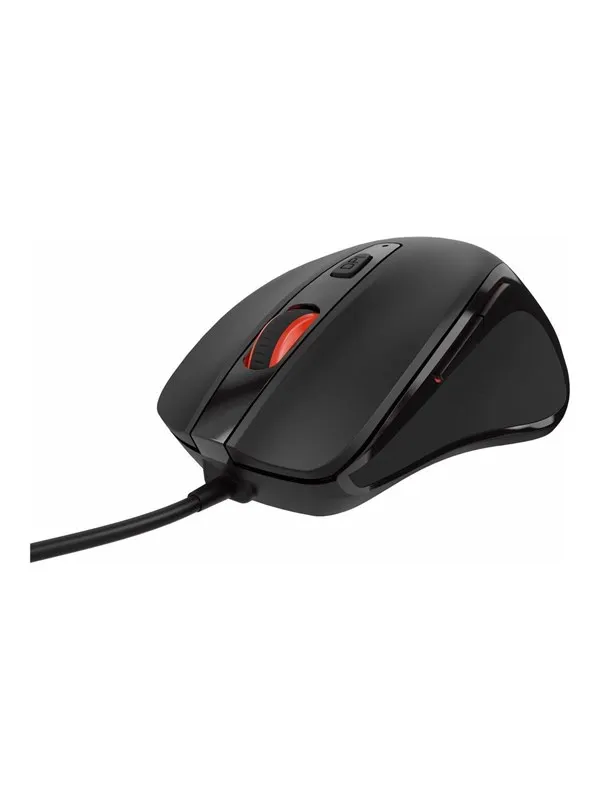 Natec PIGEON 2 - mouse - USB - black - Mus - Optisk - 6 - Svart