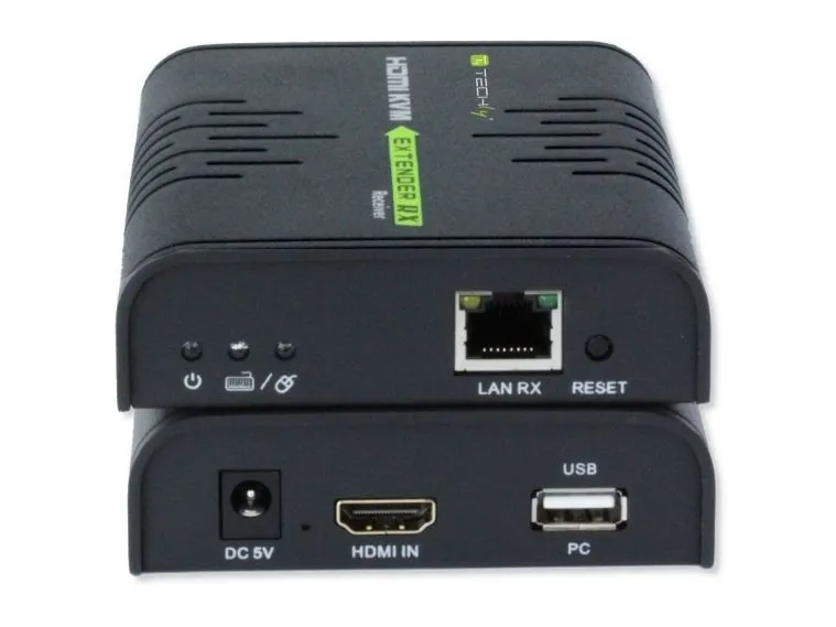 IC INTRACOM TECHly 120m HDMI KVM EXTENDER over Network Cable