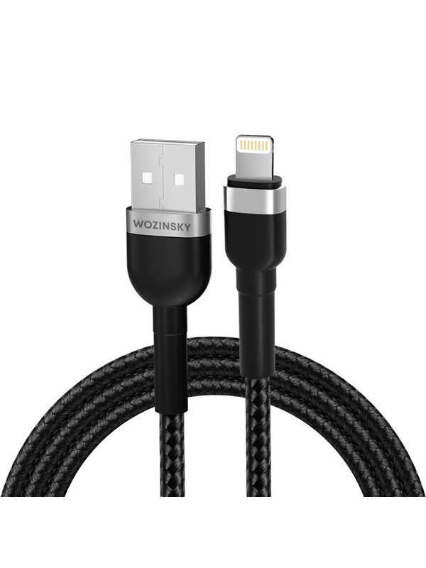 Wozinsky WNBAL1 USB-A / Lightning 2.4A 1m Cable - Black