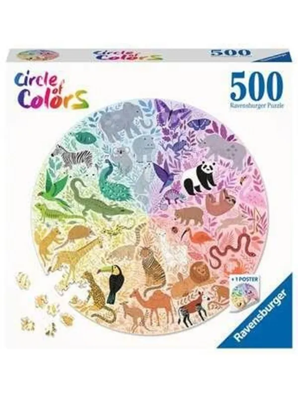 Ravensburger Circle of Colors Puzzles - Animals 500pcs. Gulv