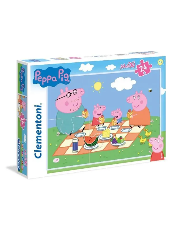 Clementoni Maxi Puzzle Peppa Pig 24st. Gulv