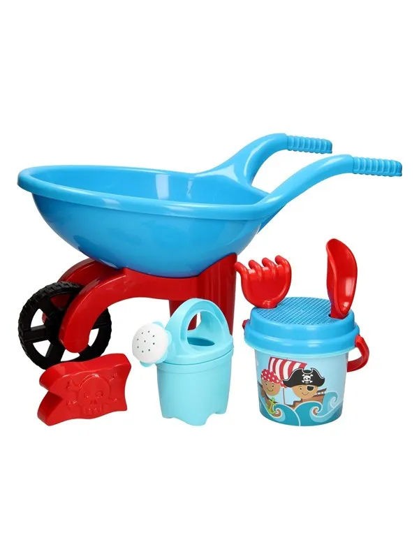 Androni Wheelbarrow with Pirate Beach Set