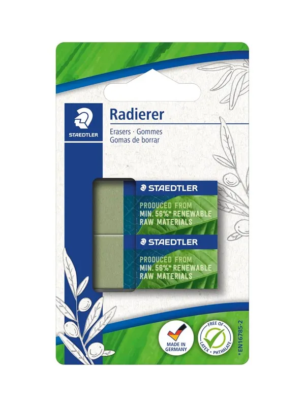 Staedtler Eraser 526 83 renew raw mat 56% BK2