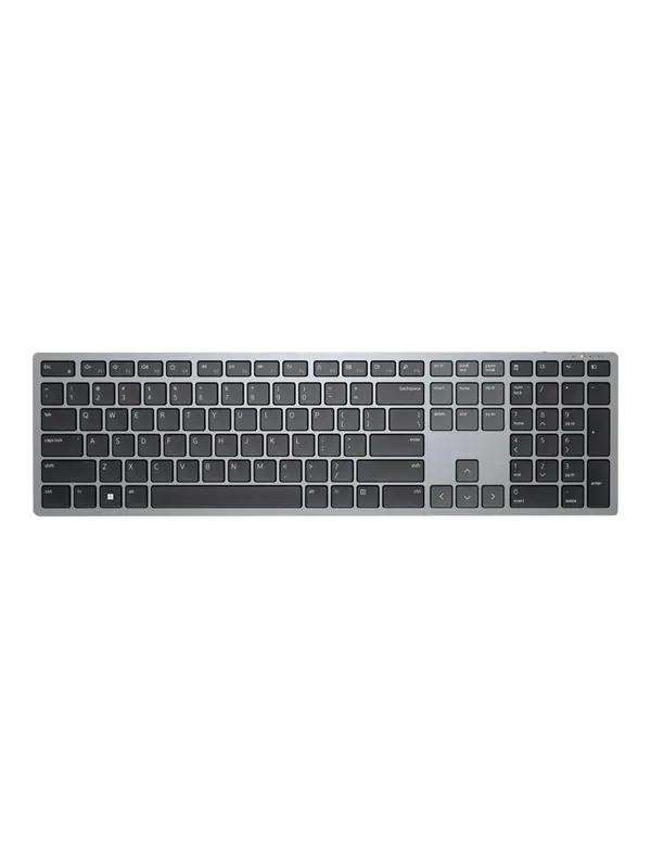 Dell Multi-Device KB700 - keyboard - AZERTY - French - grey - Tastatur - Fransk - Grå