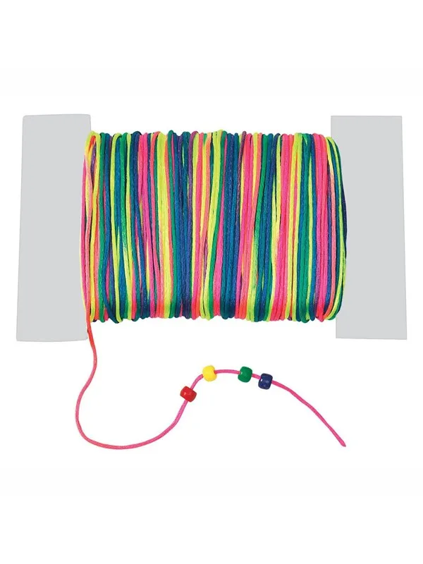 Colorations - Satin Bead Cord Rainbow 91mtr.