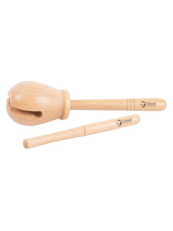 Classic World Wooden Block Percussion 2dlg.