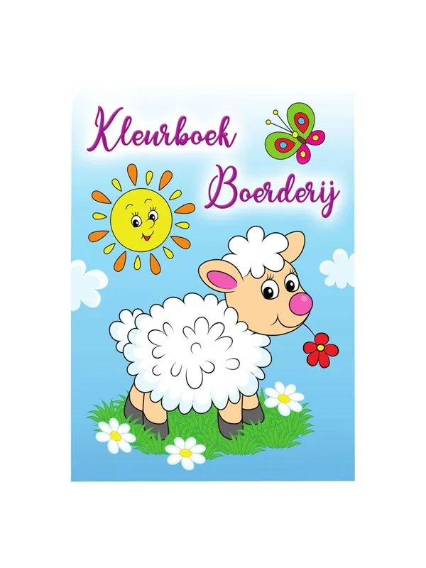 Mondikaarten Coloring book Farm
