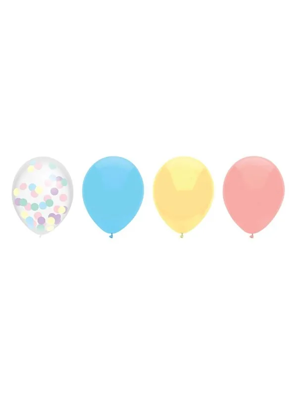 Haza Witbaard Balloon mix Pastel 6pcs.