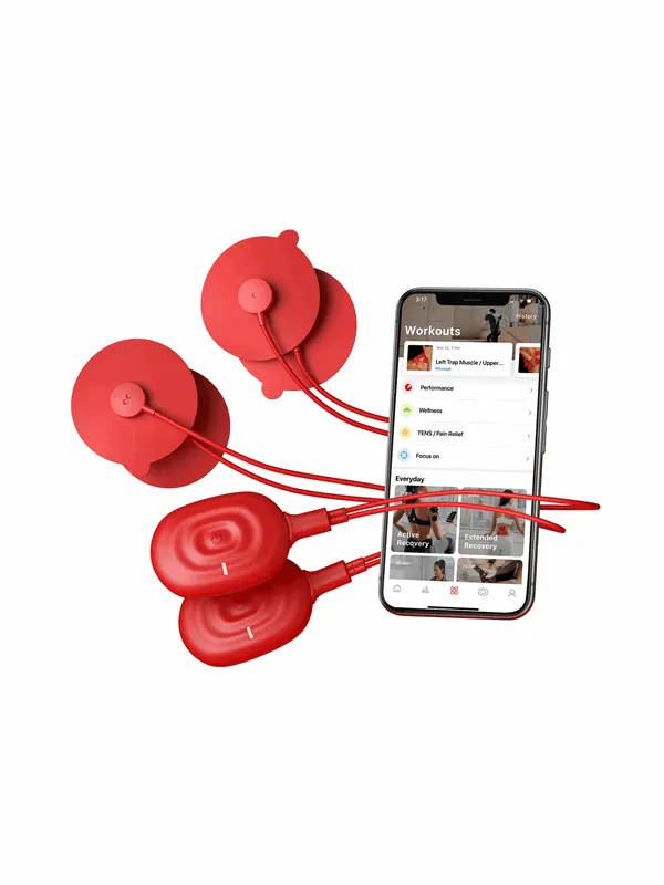 Therabody PowerDot DUO RED 2.0 electronic muscle stimulator