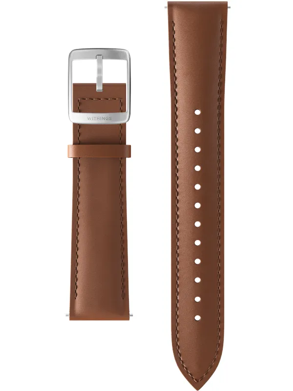Withings Leather Wristband Brown - 20 mm