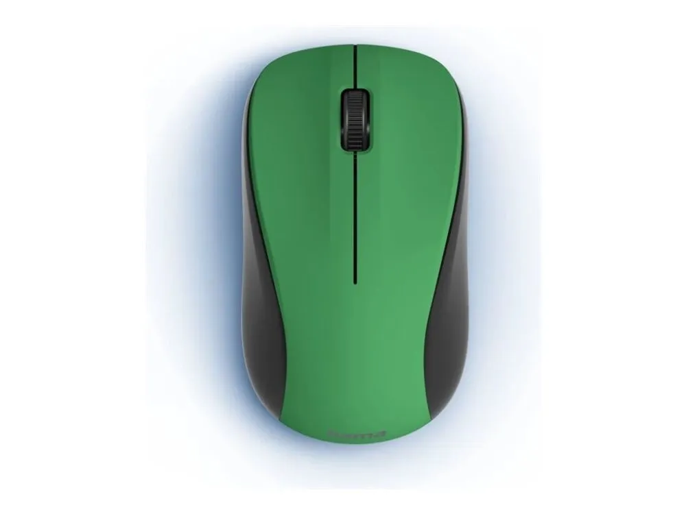 Hama MW-300 V2 mouse - Mus - Optisk - 3 knapper - Grønn