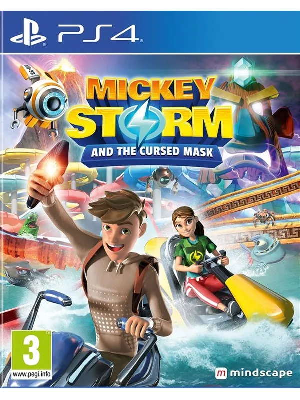Mickey Storm and the Cursed Mask - Sony PlayStation 4 - Platformer